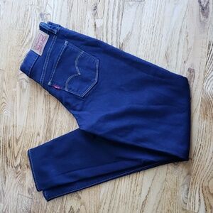 (W28/L30) Levi's Shaping Skinny Jeans Denim Dark Wash Contemporary Streetwear